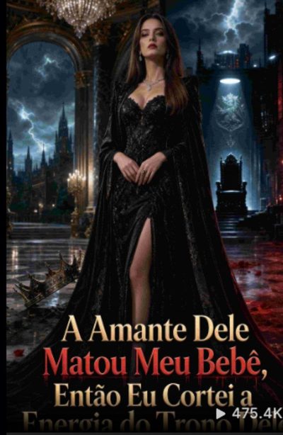 Capa da miniss&eacute;rie A Amante Dele Matou Meu Bebê, Então Eu Cortei a Energia do Trono
