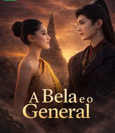 Capa da miniss&eacute;rie A Bela e o General.