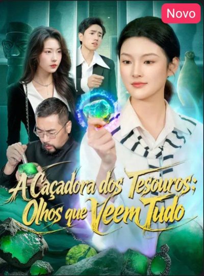 Capa da miniss&eacute;rie A Caçadora dos Tesouros: Olhos que Veem Tudo