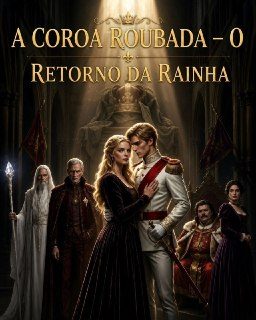 Capa da miniss&eacute;rie A Coroa Roubada - o Retorno da Rainha