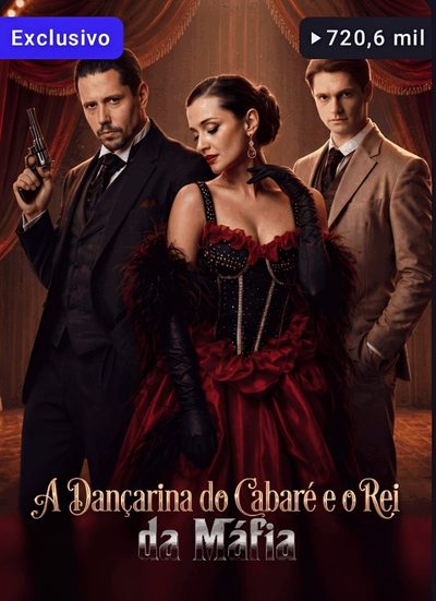 Capa da miniss&eacute;rie A Dançarina do Cabaré e o Rei da Máfia
