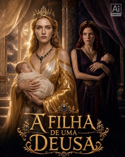 Capa da miniss&eacute;rie A Filha Deu uma Deusa a Filha de uma Deusa