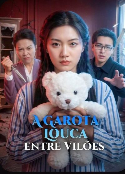 Capa da miniss&eacute;rie A Garota Louca Entre Vilões