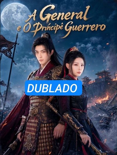 Capa da miniss&eacute;rie A General e o Príncipe Guerreiro dublado