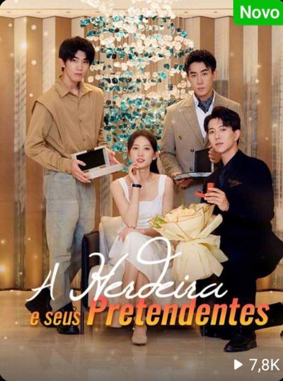 Capa da miniss&eacute;rie A Herdeira e Seus Pretendentes