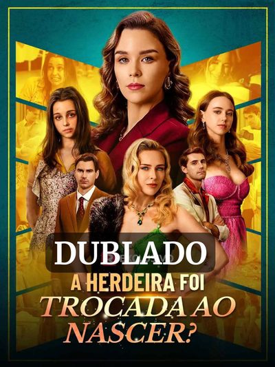 Capa da miniss&eacute;rie A Herdeira Foi Trocada ao Nascer?