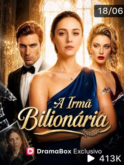Capa da miniss&eacute;rie A Irmã Bilionária