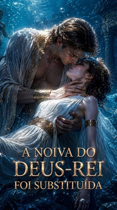 Capa da miniss&eacute;rie A Noiva do Deus-rei Foi Substituída