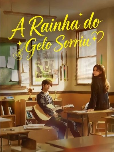 Capa da miniss&eacute;rie A Rainha do Gelo Sorriu