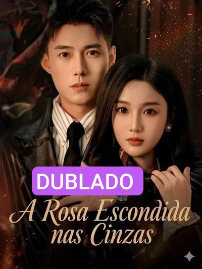 Capa da miniss&eacute;rie A Rosa Escondida nas Cinzas