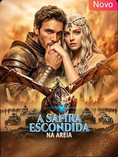Capa da miniss&eacute;rie A Safira Escondida na Areia
