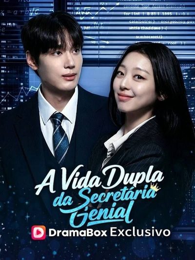 Capa da miniss&eacute;rie A Vida Dupla da Secretária Genial