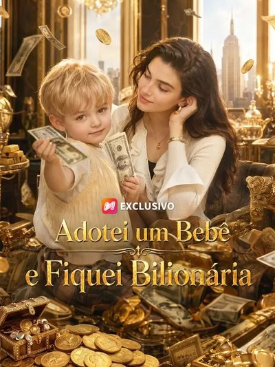 Capa da miniss&eacute;rie Adotei Um Bebê e Fiquei Bilionária