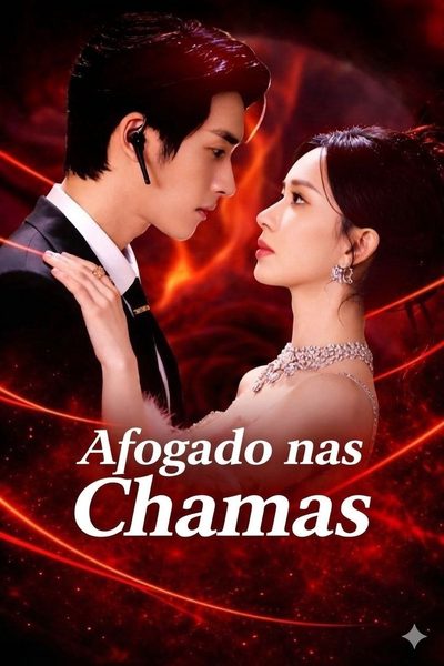 Capa da miniss&eacute;rie Afogado nas Chamas/