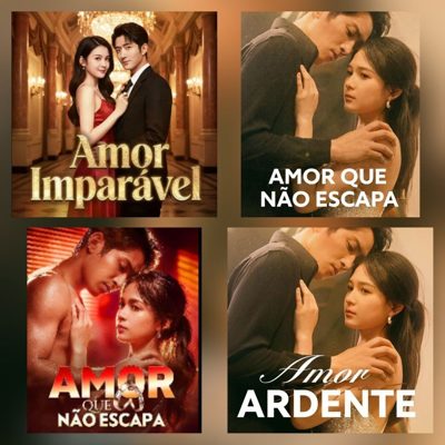 Capa da miniss&eacute;rie Amor Ardente Amor Não Pode Escapar Amor Imparável Amor que Não Escapa 📍 Atualizações de Capa