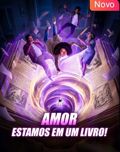 Capa da miniss&eacute;rie Amor Estamos em Um Livro