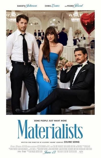 Capa da miniss&eacute;rie Amores Materialistas | Materialists 🗓ano: 2025 🎭gêneros: #romance #comédia