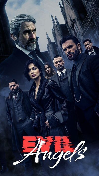 Capa da miniss&eacute;rie Anjos Malvados Evil Angels