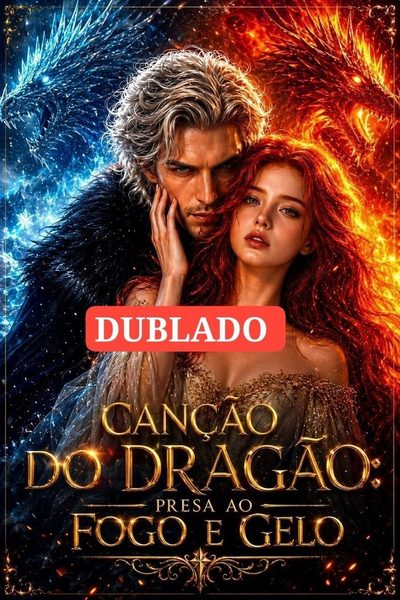 Capa da miniss&eacute;rie Canção do Dragão: Presa ao Fogo e Gelo