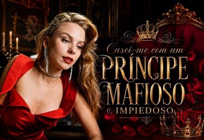 Capa da miniss&eacute;rie Casei-me com Um Príncipe Mafioso Impiedoso I Married a Ruthless Mafia Prince