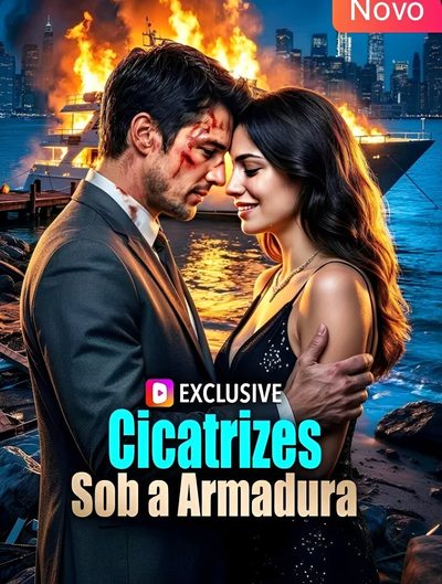 Capa da miniss&eacute;rie Cicatrizes sob a Armadura