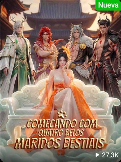 Capa da miniss&eacute;rie Começando com Quatro Belos Maridos Bestiais