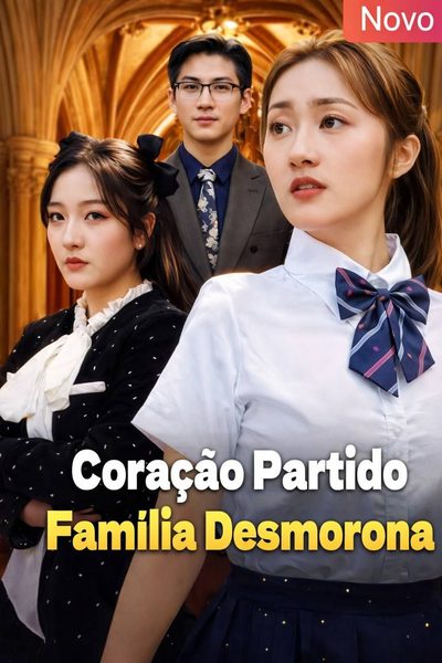 Capa da miniss&eacute;rie Coração Partido Família Desmorona 🫰🏼