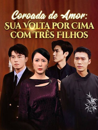 Capa da miniss&eacute;rie Coroada de Amor: Sua Volta por Cima com Três Filhos