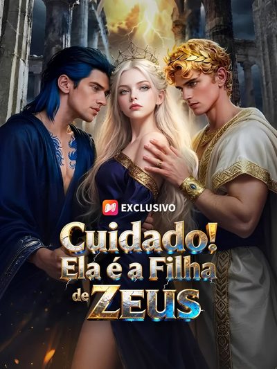 Capa da miniss&eacute;rie Cuidado Ela É Filha de Zeus