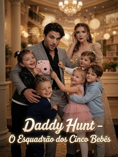 Capa da miniss&eacute;rie Daddy Hunt- the Five-baby Squad - Daddy Hunt - o Esquadrão dos Cinco Bebês (feiuto por Ia)