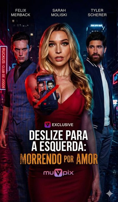 Capa da miniss&eacute;rie Deslize para a Esquerda: Morrendo por Amor