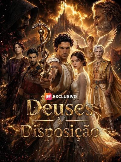 Capa da miniss&eacute;rie Deuses à Disposição