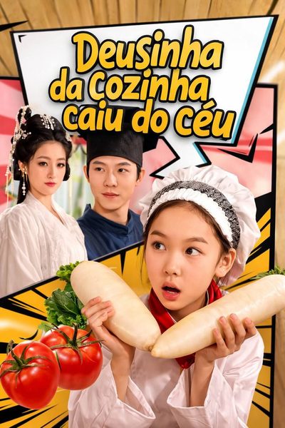 Capa da miniss&eacute;rie Deusinha da Cozinha Caiu do Céu
