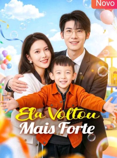 Capa da miniss&eacute;rie Ela Voltou Mais Forte