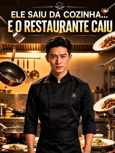Capa da miniss&eacute;rie Ele Saiu da Cozinha e o Restaurante Caiu