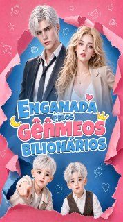 Capa da miniss&eacute;rie Enganada Pelos Gêmeos Bilionários