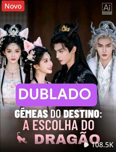 Capa da miniss&eacute;rie Gêmeas do Destino: a Escolha do Dragão dublado