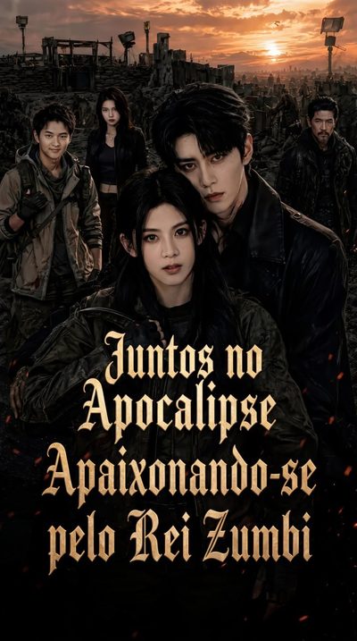 Capa da miniss&eacute;rie Juntos no Apocalipse Apaixonando-se Pelo Rei Zumbi