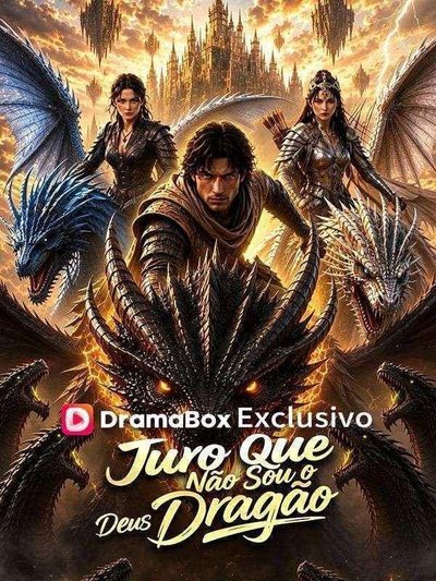 Capa da miniss&eacute;rie Juro que Não Sou o Deus Dragão