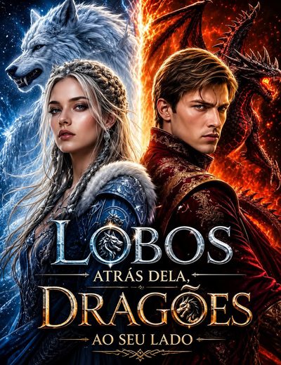 Capa da miniss&eacute;rie Lobos Atrás Dela, Dragões ao Seu Lado
