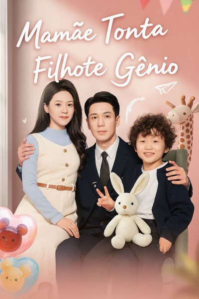 Capa da miniss&eacute;rie Mamãe Tonta Filhote Gênio