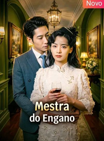 Capa da miniss&eacute;rie Mestra do Engano