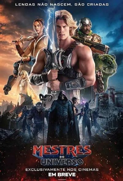 Capa da miniss&eacute;rie Mestres do Universo He-man dublado