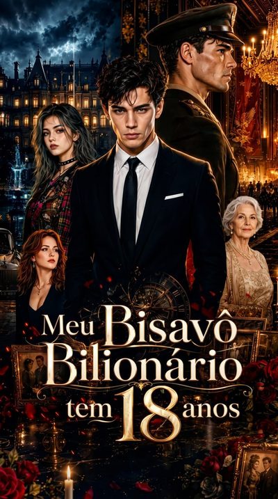 Capa da miniss&eacute;rie Meu Bisavô Bilionário Tem 18 Anos