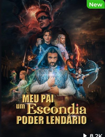 Capa da miniss&eacute;rie Meu Pai Escondia Um Poder Lendário