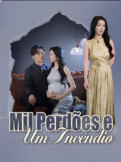Capa da miniss&eacute;rie Mil Perdões e Um Incêndio Amor Proibido Antigo