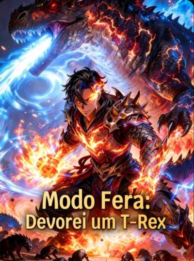 Capa da miniss&eacute;rie Modo Fera: Devorei Um T-rex