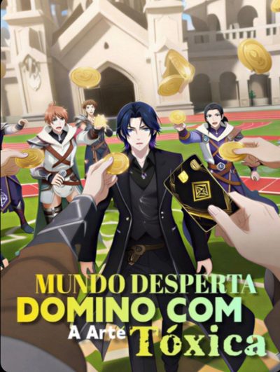 Capa da miniss&eacute;rie Mundo Desperta Domino com a Arte Tóxica