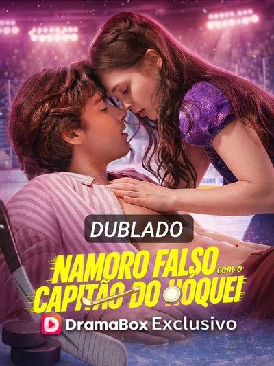 Capa da miniss&eacute;rie Namoro Falso com o Capitão do Hóquei dublado