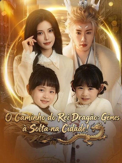 Capa da miniss&eacute;rie O Caminho do Rei Dragão: Gêmeos à Solta na Cidade!